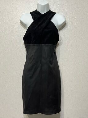T by Alexander Wang Lambskin Mini Dress Size 8
